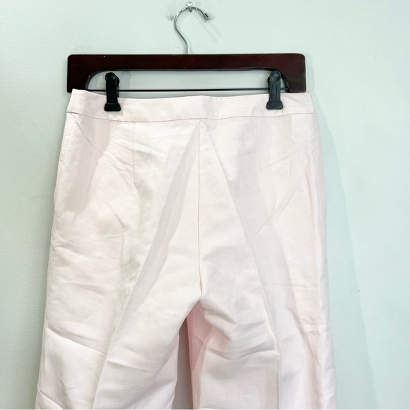 MEXX pastel pink linen blend tailored straight leg pants 4 - Picture 6 of 13